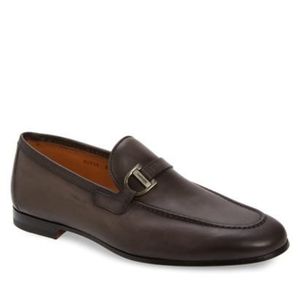 Magnanni Brown Leather Loafers